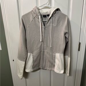 Oakley Light Gray Zip-Up Hoodie